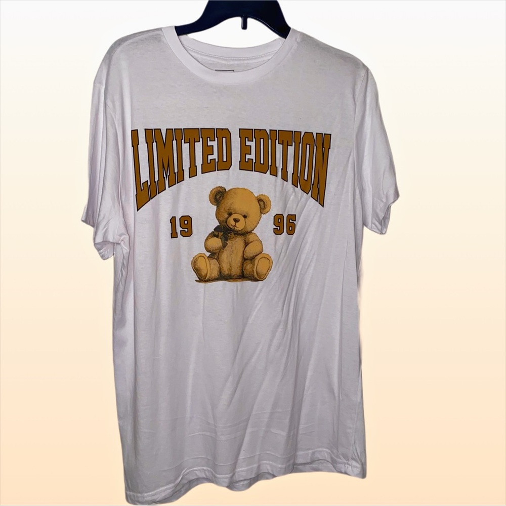 Limited Edition Teddy Bear White T-shirt